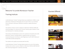 Tablet Screenshot of lorelleinstitute.com